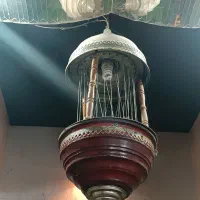 چراغ روغنی و خواب عتیقه قدیمی