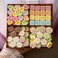 قند رنگی و گیاهی فانتزی