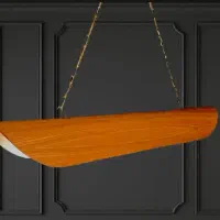لوستر چوبی