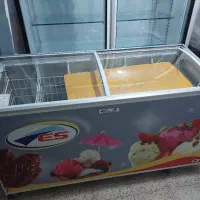 فریزر صندوقی درب شیشه ای مدل گل سرد