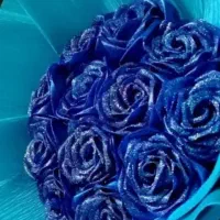 دسته گل روبانی