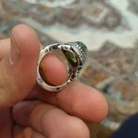 انگشتر نقره یاقوت سبز|جواهرات|رامهرمز, |دیوار