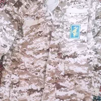 ست لباس نظامی شطرنجی و پوتین و کلاه آفتاب گیر|کیف، کفش، کمربند|زابل, |دیوار