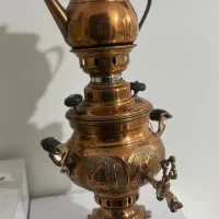 سماور و قوری برنجی