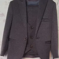 کت شلوار بچگانه جلیقه و شلوار با کفش کالج