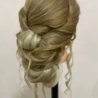 موسیاه خام رنگی بورطلایی فرفری