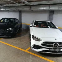بنز C200 L فول آپشن سفید مشکی