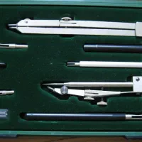 جعبه پرگار مهندسی کین-با کیفیت-نو + چند هدیه