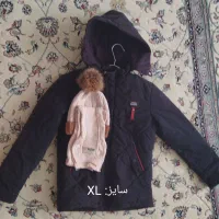 پالتو پسرانه به همراه شال و کلاه