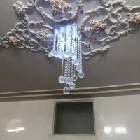 سه عدد لوستر اولی دوتا  طلایی یه عدد سالم سالم