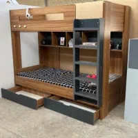 تخت دوطبقه نرده ای اسپرت