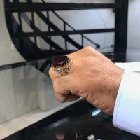 انگشتر نقره عقیق یمن اصل زیبا