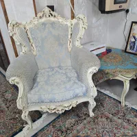 مبل ۶نفره+میز نهار خوری استیل