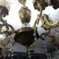 لوستر برنزی 10شعله