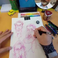 آموزش تصویرسازی و انیمیشن، نقاشی روی پارچه، آبرنگ