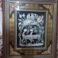 تابلو قلم زنی و خاتم کاری