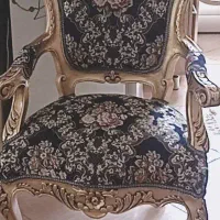 مبل چوبی نه نفره سالم|مبلمان خانگی و میز عسلی|باغستان, |دیوار