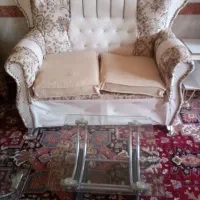 مبل راحتی شیش نفره کار کرده|مبلمان خانگی و میز عسلی|عجب شیر, |دیوار