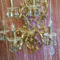 دیواری پنج شعله برنز سنگین قدیمی|کلکسیون اشیاء عتیقه|تکاب, |دیوار