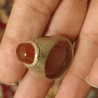 انگشتر قدیمی عقیق یمنی اصل