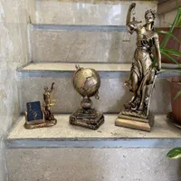 ست دکوری رومیزی وکلا / مجسمه فرشته عدالت|مجسمه، تندیس، ماکت|تهران, فلسطین (میدان انقلاب)|دیوار