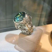 انگشتر نقره دست ساز قلم زنی|جواهرات|مشهد, کوی ولیعصر|دیوار