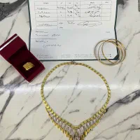 چند قطعه طلا زینتی نو و در حد نو