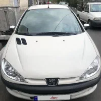 ۲۰۶تیپ ۲سفید کم کار اخر ۸۸