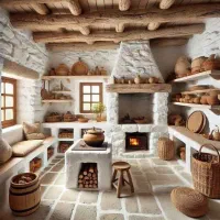 طراحی و ساخت و اجرای آشپزخانه سنتی و روستیک