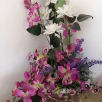 2 تا سبد گل بزرگ