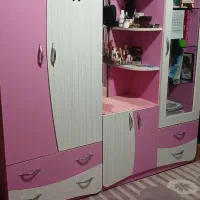 سرویس خواب نوجوانی با تشک تخت و رو تختی و فرش