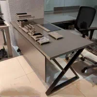 میز پایه فلزی/میز کنفرانس/میز مدیریت|دفتر کار|سنندج, |دیوار