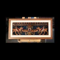 تابلو فرش دست بافت قدمت بالا|کلکسیون اشیاء عتیقه|تهران, اکباتان|دیوار