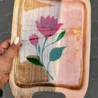 فروش عمده سینی چوبی نقاشی‌شده و طرح‌دار