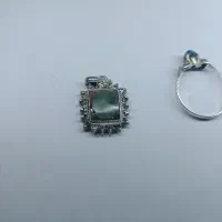 گردنبند نقره فیروزه 925 مناسب روز مادر