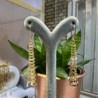 گوشواره پولکی بدون اجرت