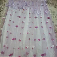 پرده حریر شیشه ای