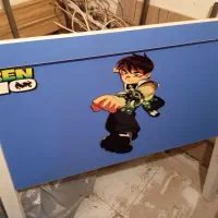 دو عدد تخت تک نفره طرح بن تن