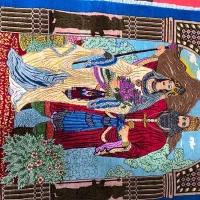 تابلو فرش ابریشم دستباف