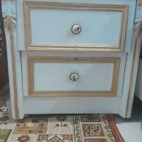 مبل نیمه استیل ۶ نفره و تخت دونفره با دو عسلی|مبلمان خانگی و میز عسلی|یزد, |دیوار