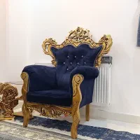 مبل هفت نفره و شال پرده|مبلمان خانگی و میز عسلی|ساوه, |دیوار