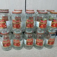 شیشه خالی رب دریان دشت و برگ انگور