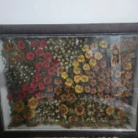 تابلو گل طبیعی خشک ۸۵*۱۱۵ سانتیمتر