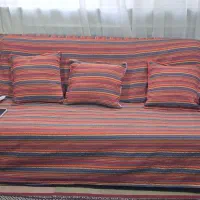 مبل ال راحتی ۹ نفره همراه با کاور