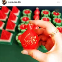 شمع انار یلدا مبارک