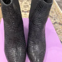 کفش نیم بوت زنانه چرم طبیعی