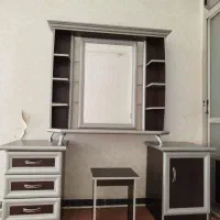 میز آرایش با کمد و صندلی