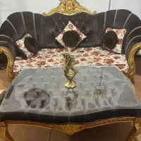 مبل سلطنتی عربی چوب راش|مبلمان خانگی و میز عسلی|سلماس, |دیوار
