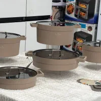 سرویس قابلمه راکلند 14 پارچه|ظروف پختوپز|خرمآباد, |دیوار