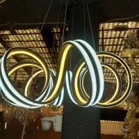 لوستر فضایی|لوستر و چراغ آویز|اصفهان, کوجان|دیوار